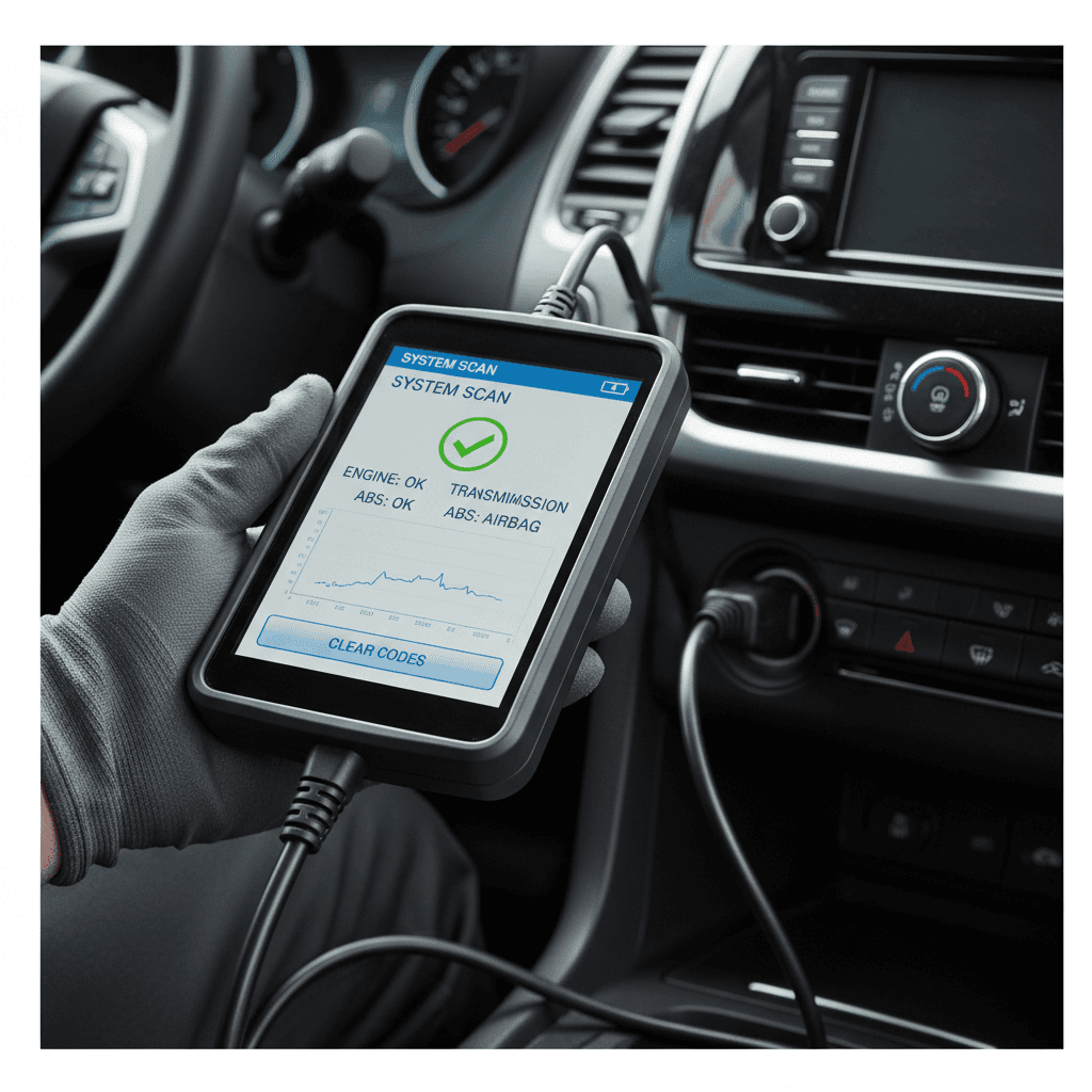 Engine diagnostic scan service