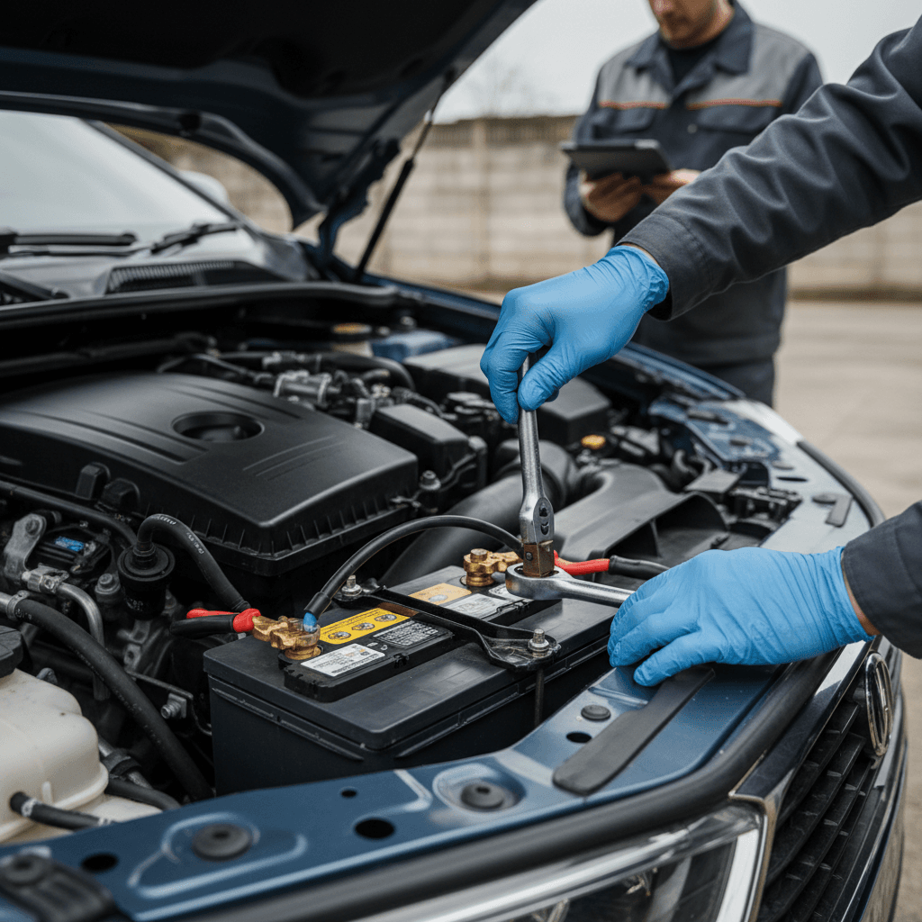 Battery replacement service