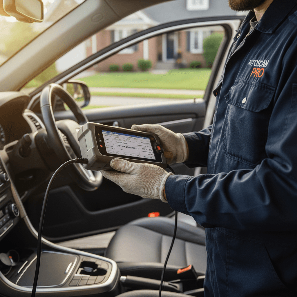 Engine diagnostic scan